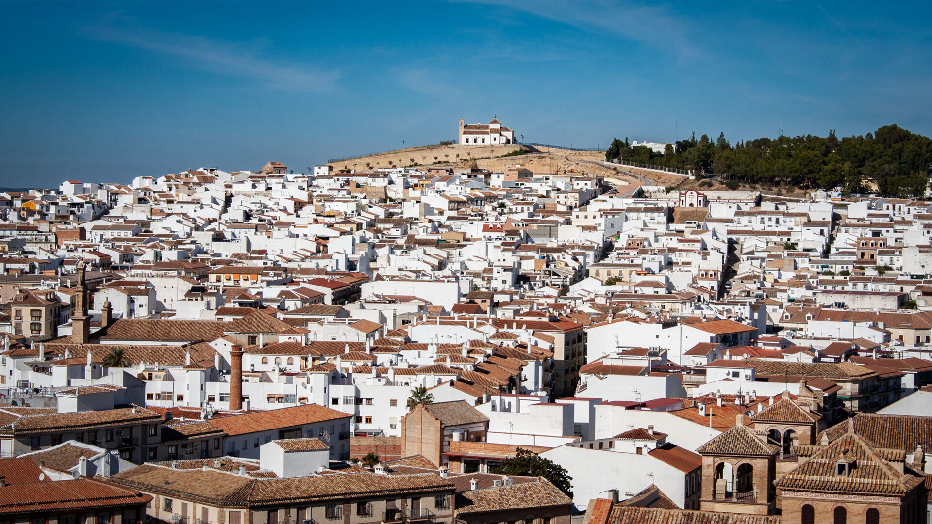 Ausblick über die Altstadt von Antequera