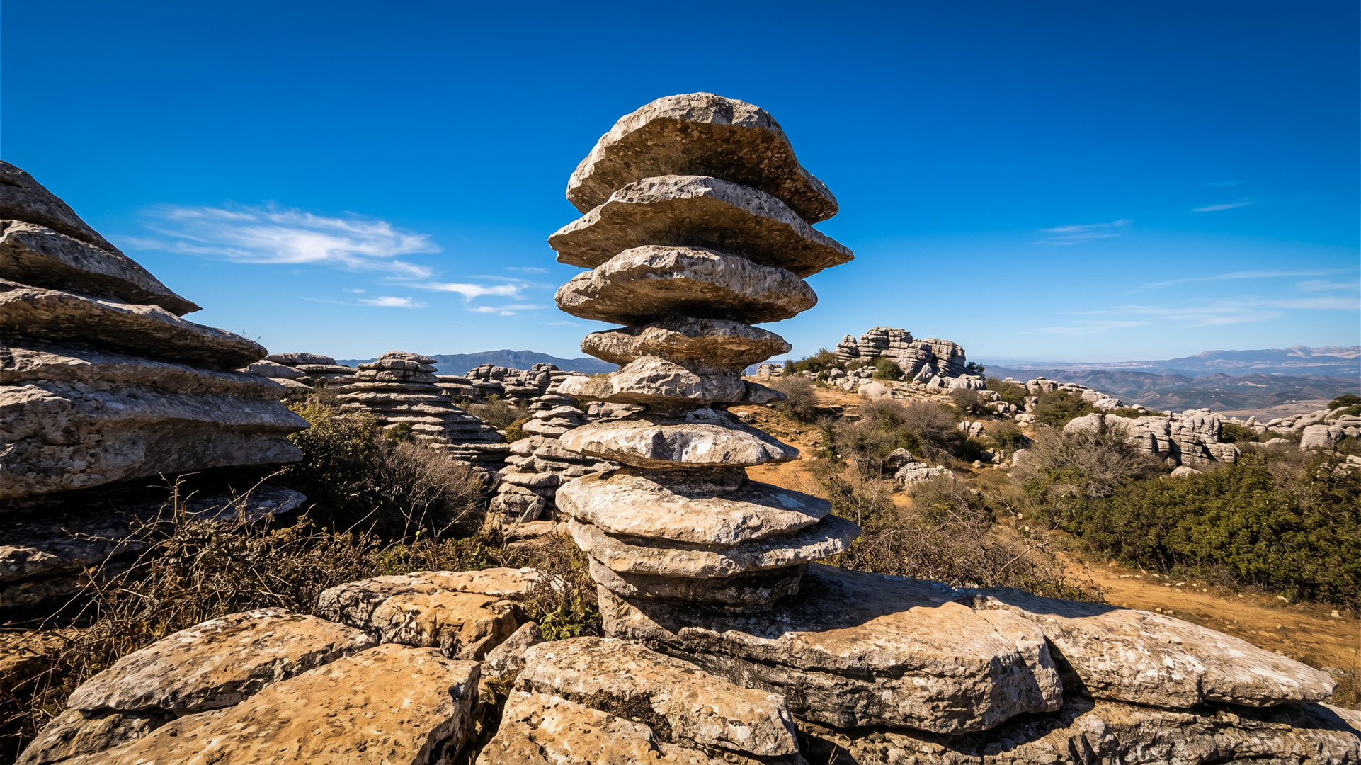 El Tornillo (die Schraube) im El Torcal de Antequera