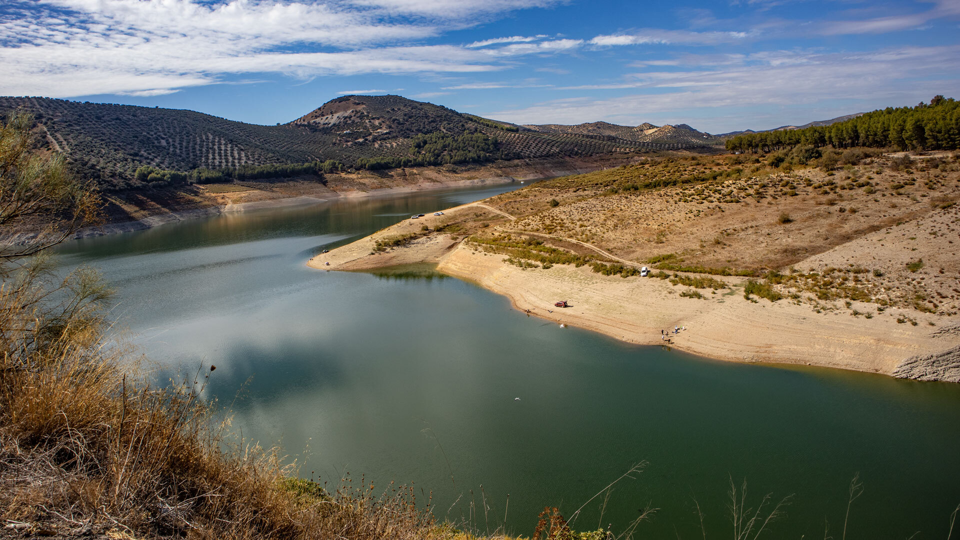 Embalse de Iznájar – der größte Stausee Andalusiens