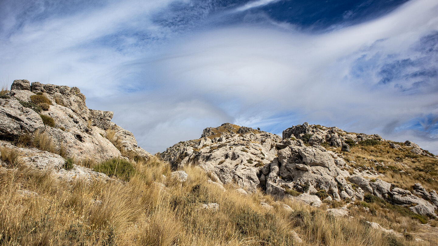 Das Gipfelgebiet des La Tiñosa — Wandern in den Schutzzonen ist nur mit kostenloser offizieller Genehmigung erlaubt