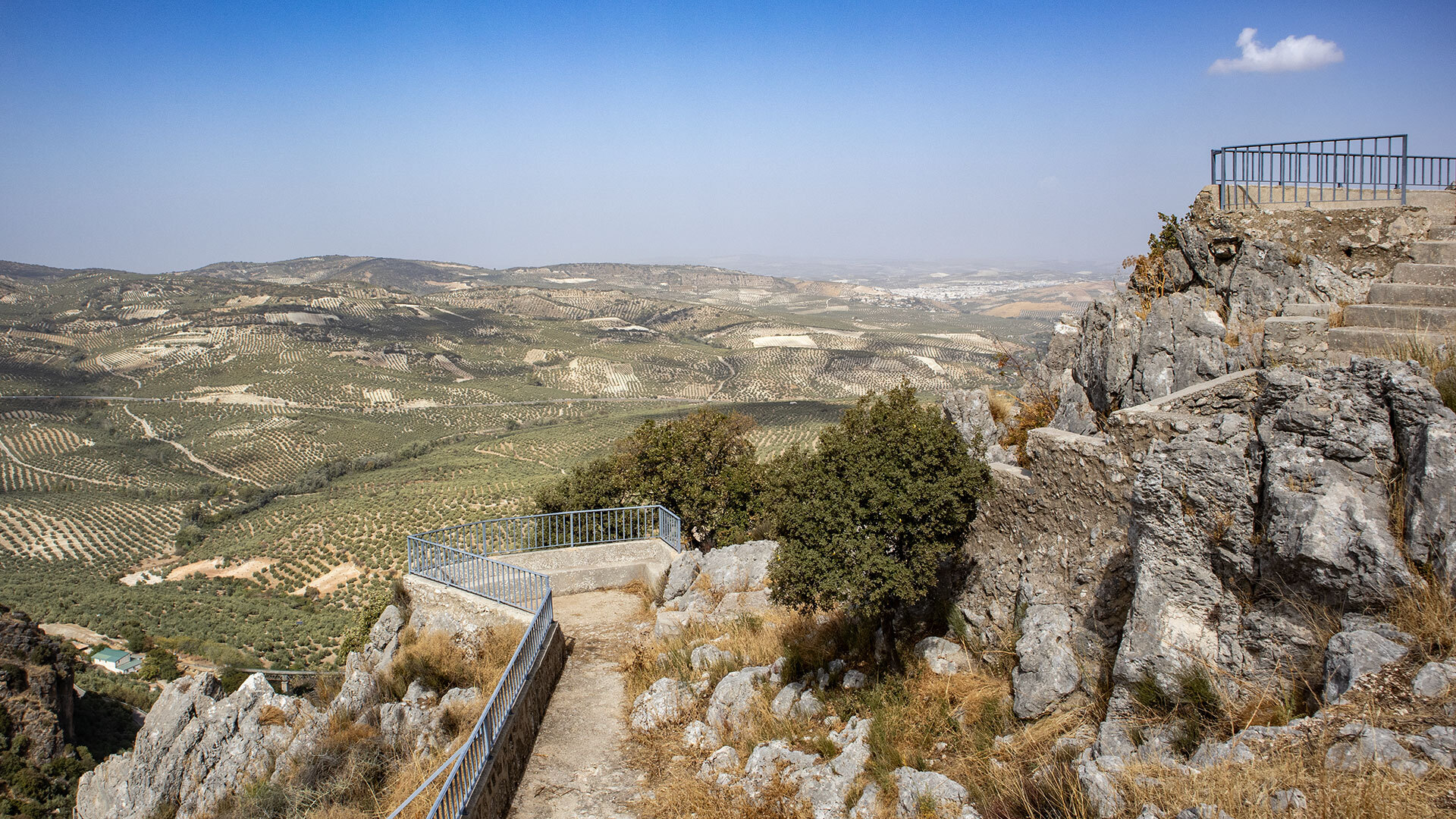 Der Mirador de la Atalaya bei Zuheros