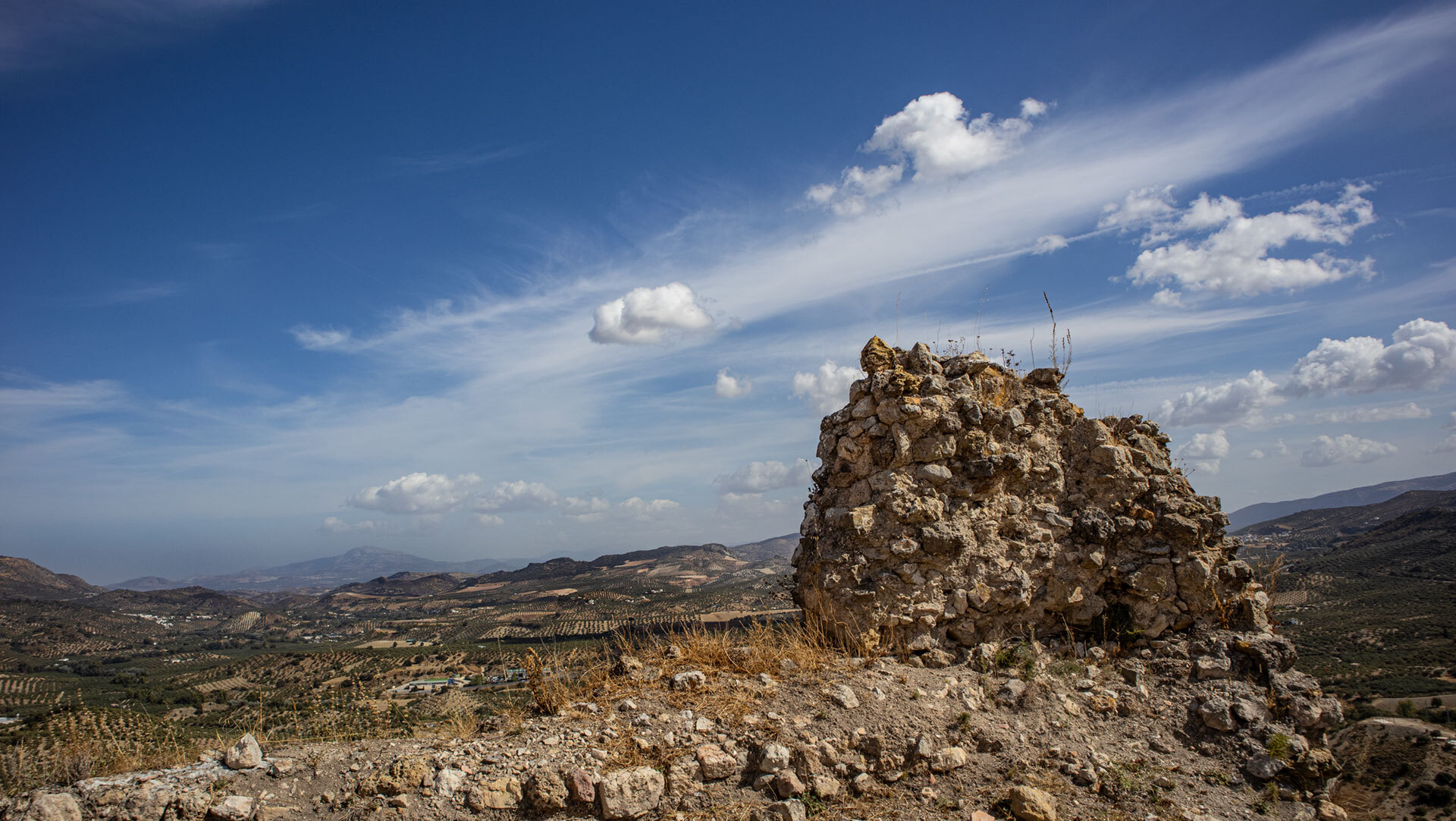 Panorama vom Castillo de Carabuey