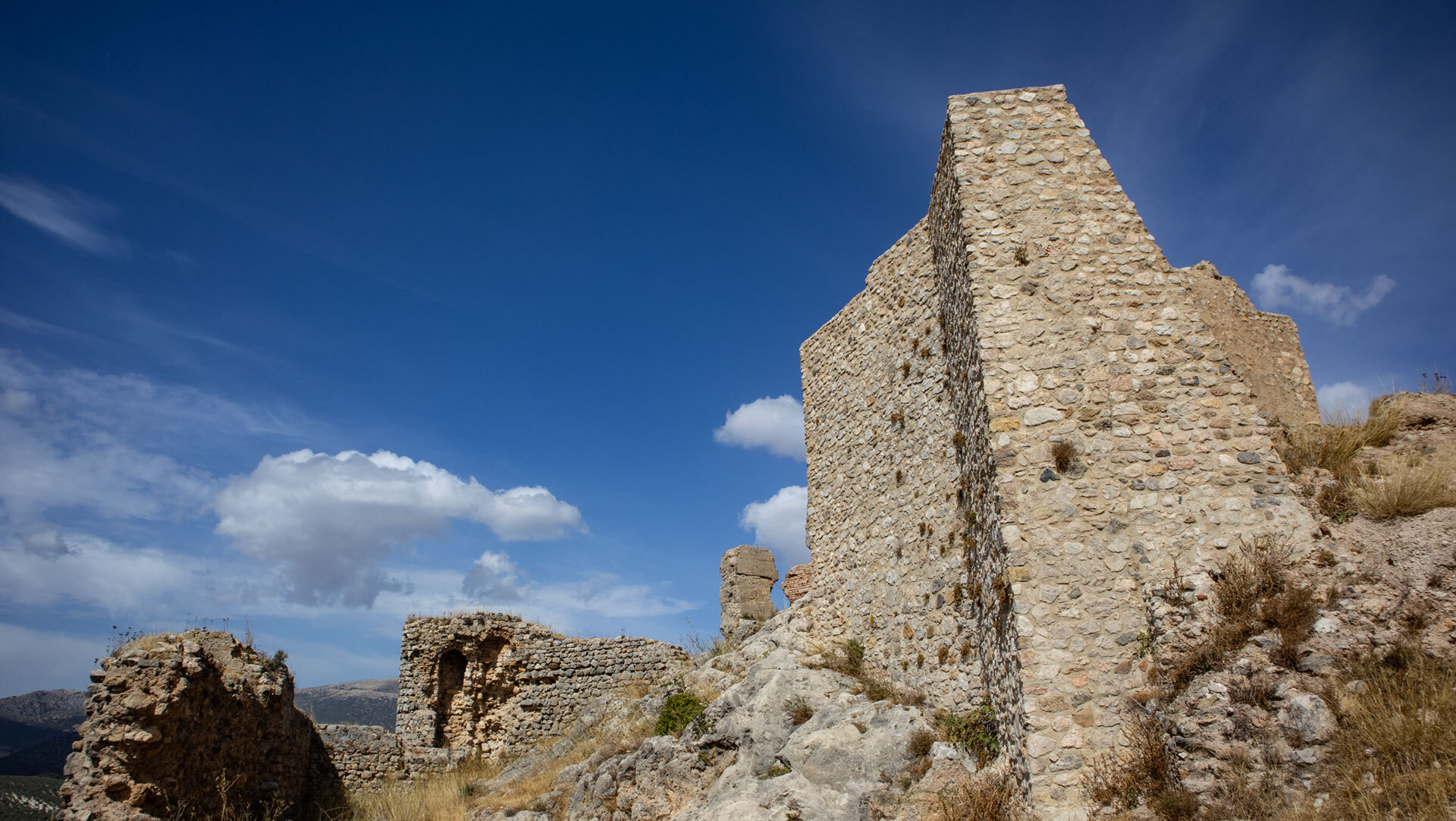 Ruinen des Castillo de Carcabuey