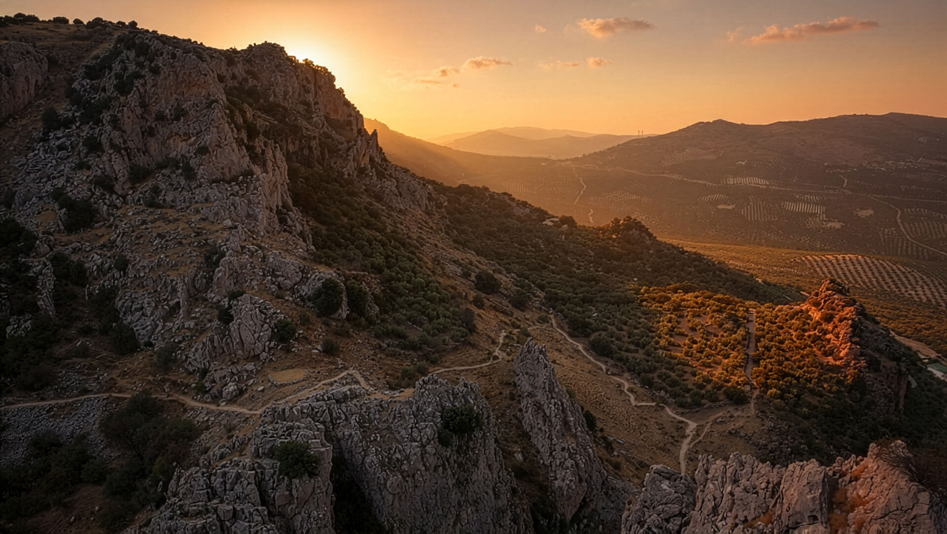 Die Karstlandschaft des Río Bailón – eines der zentralen Motive beim Andalusien fotografieren in der Subbética, besonders eindrucksvoll in der goldenen Stunde.