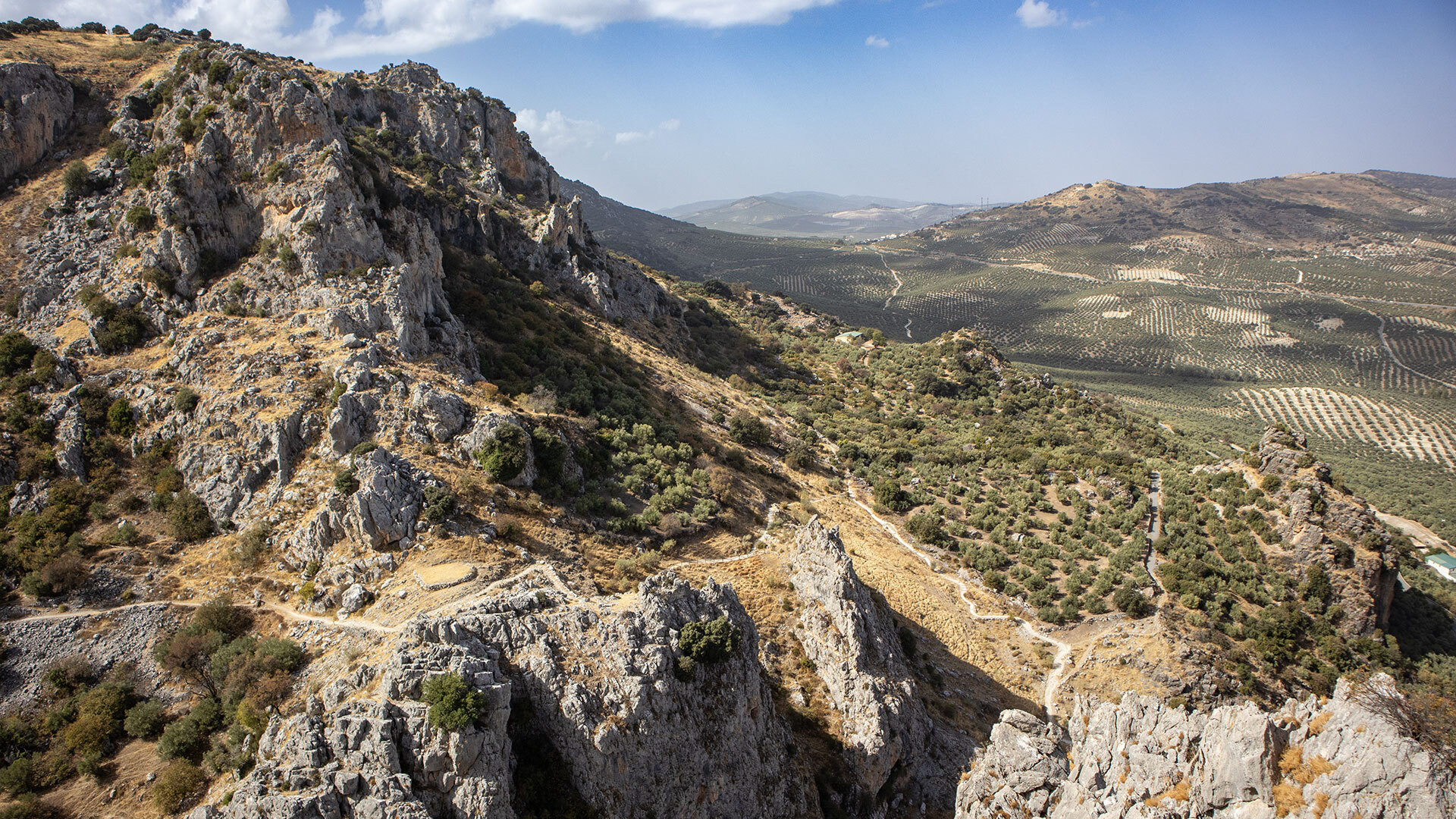 Der Mirador de la Atalaya bei Zuheros – im Volksmund Balcón del Coño, einer der ältesten Wachpunkte der Region.
