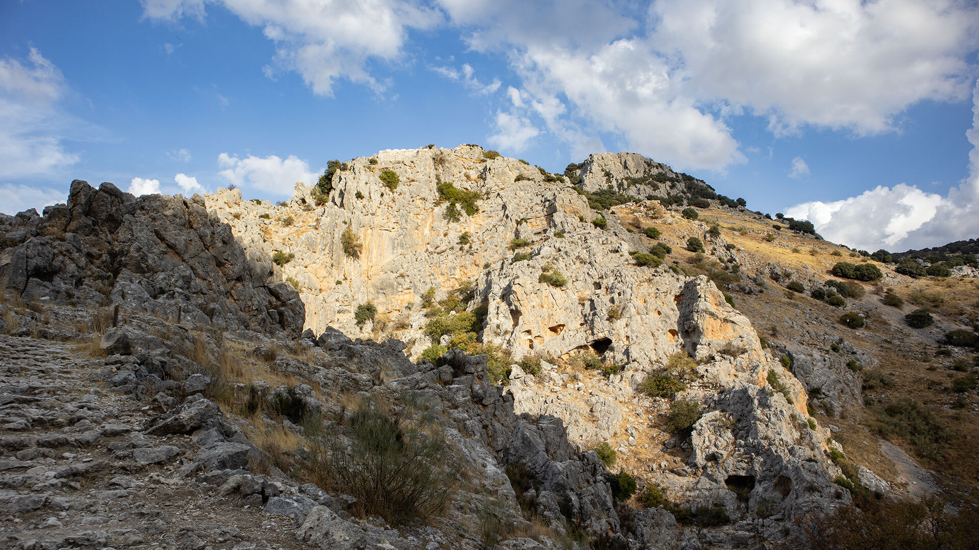 Wanderweg am Canon del Charco Hondo bei Zuheros